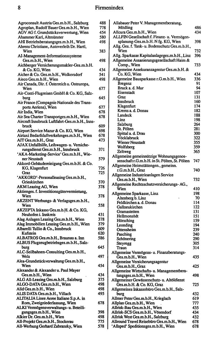 Dienstleistungs- und Behörden-Compass 1989/90 - Page 16