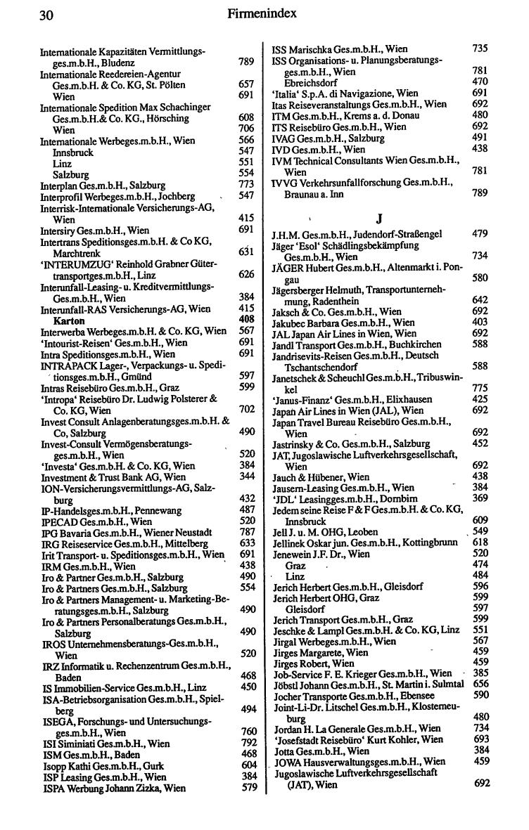 Dienstleistungs- und Behörden-Compass 1989/90 - Page 38