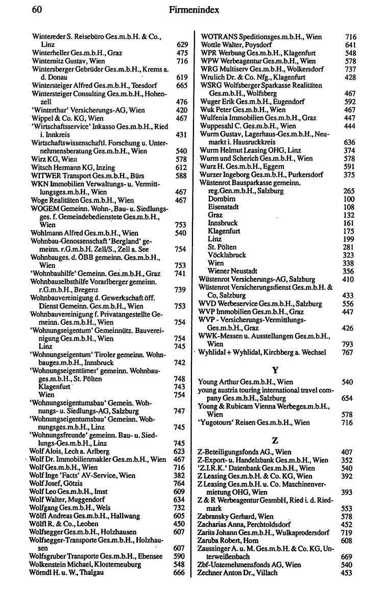 Dienstleistungs- und Behörden-Compass 1989/90 - Page 68