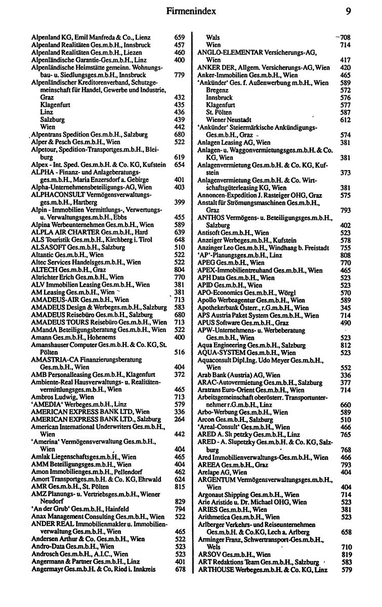 Dienstleistungs- und Behörden-Compass 1990/91 - Seite 17