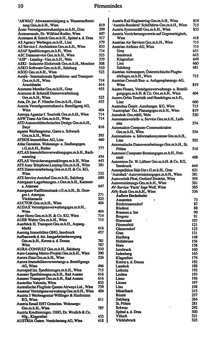 Dienstleistungs- und Behörden-Compass 1990/91 - Page 18