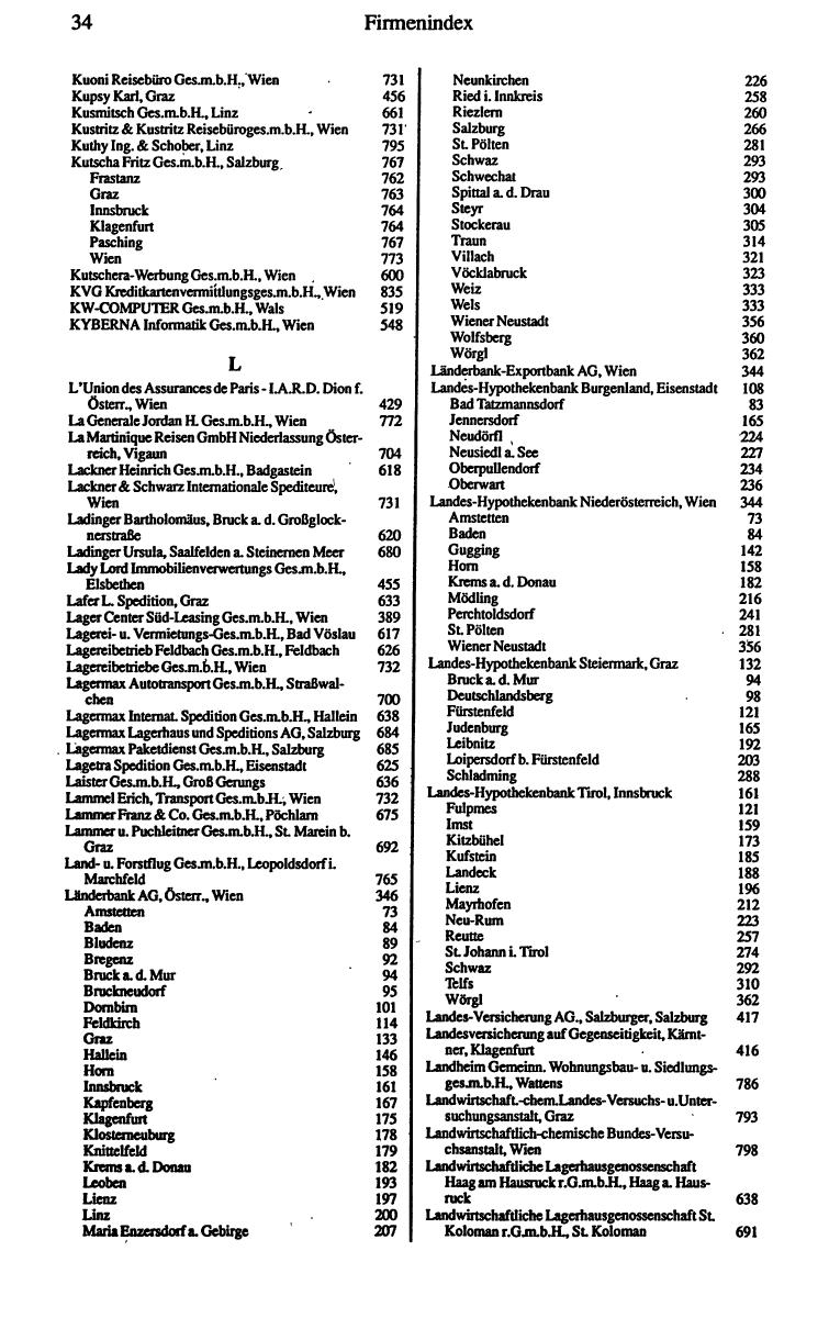 Dienstleistungs- und Behörden-Compass 1990/91 - Seite 42