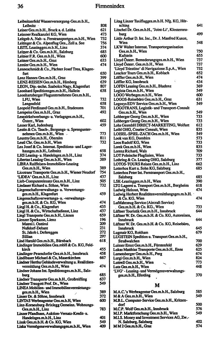 Dienstleistungs- und Behörden-Compass 1990/91 - Page 44