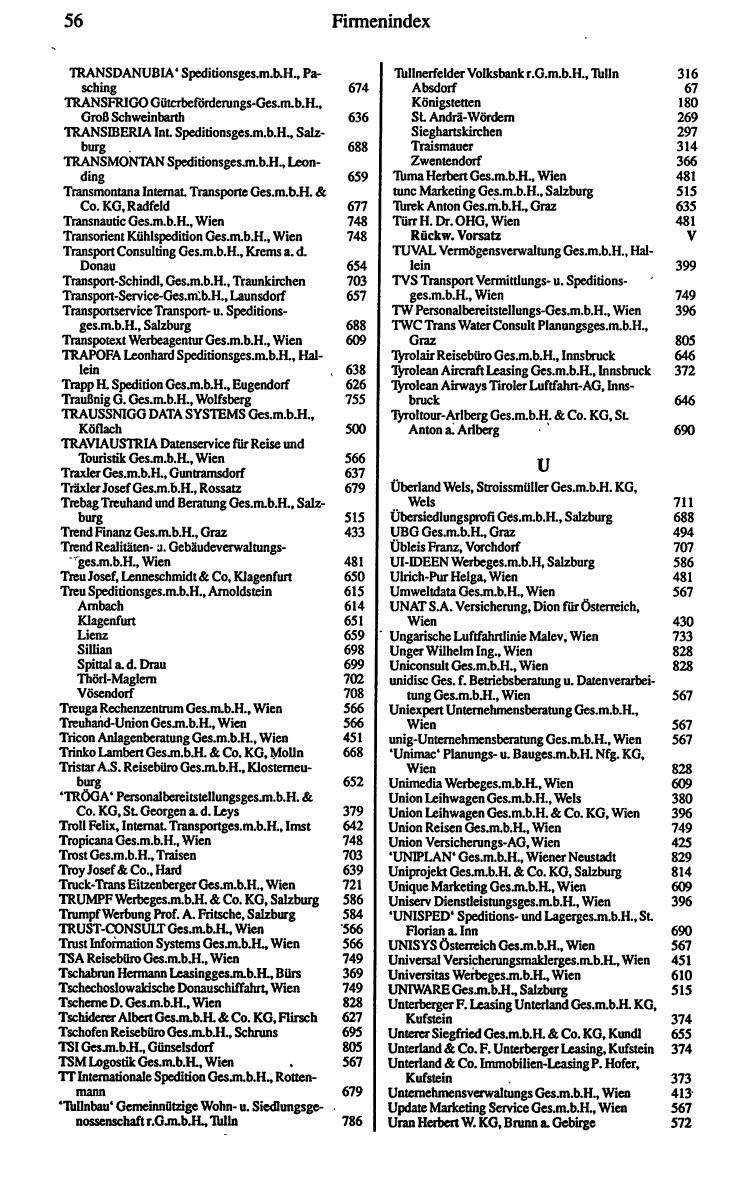 Dienstleistungs- und Behörden-Compass 1990/91 - Page 64