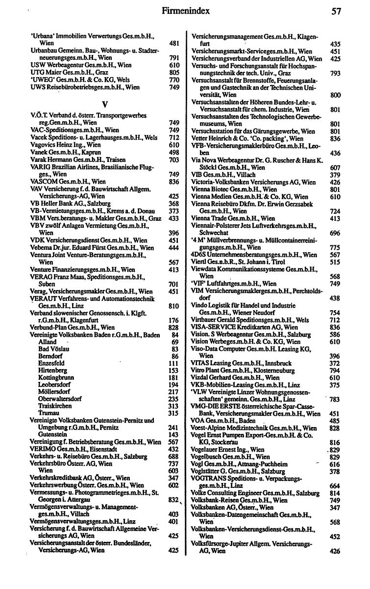 Dienstleistungs- und Behörden-Compass 1990/91 - Page 65