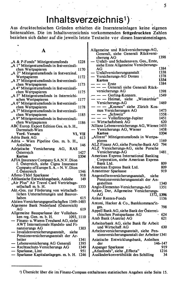 Finanz-Compass 1989/90, Band I - Seite 13