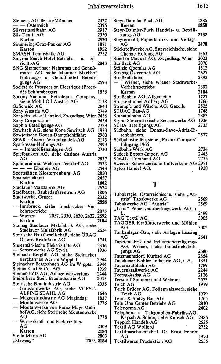 Finanz-Compass 1989/90, Band II - Page 21