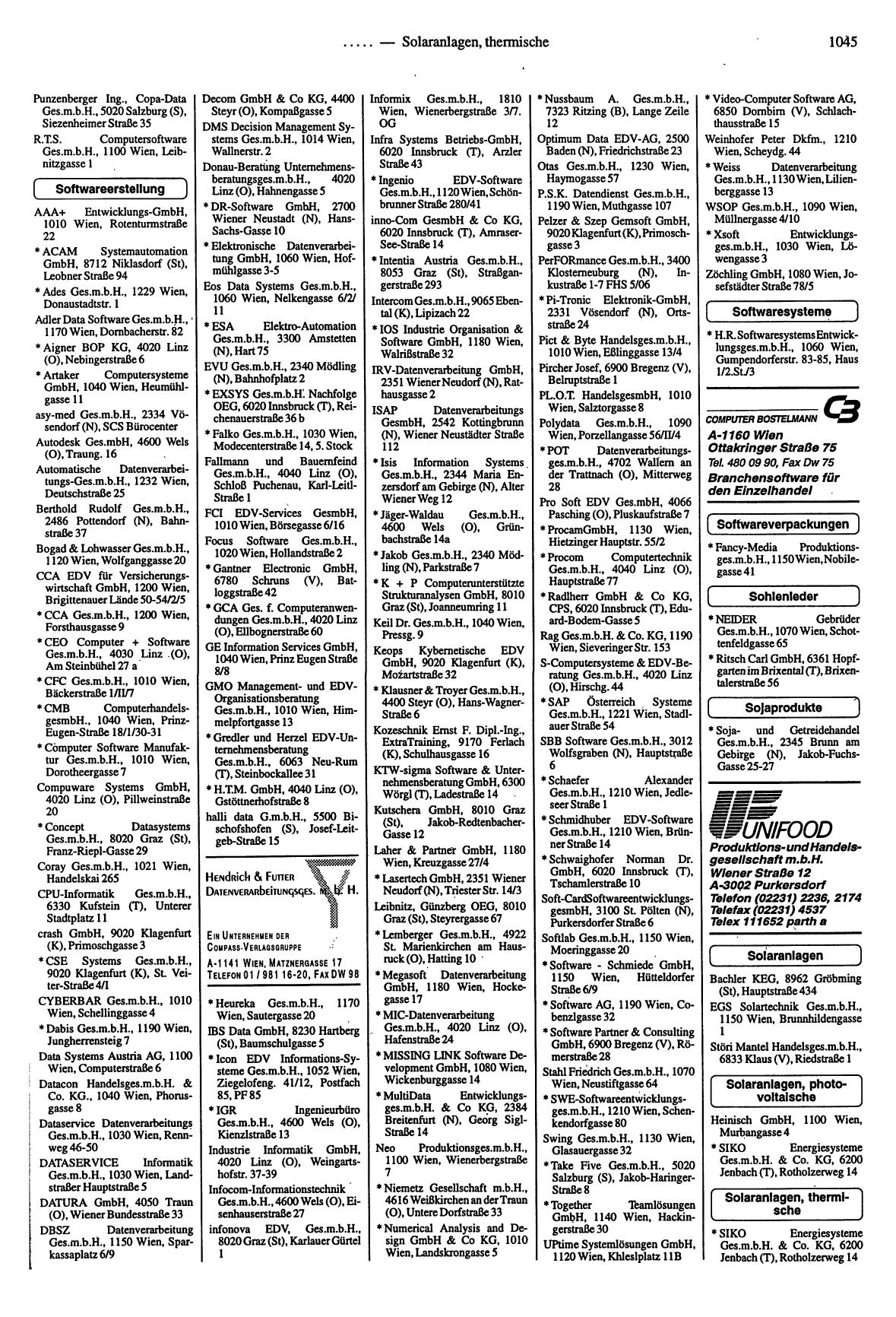 Handel- und Dienstleistungs-Compass 1997/98 - Page 1041