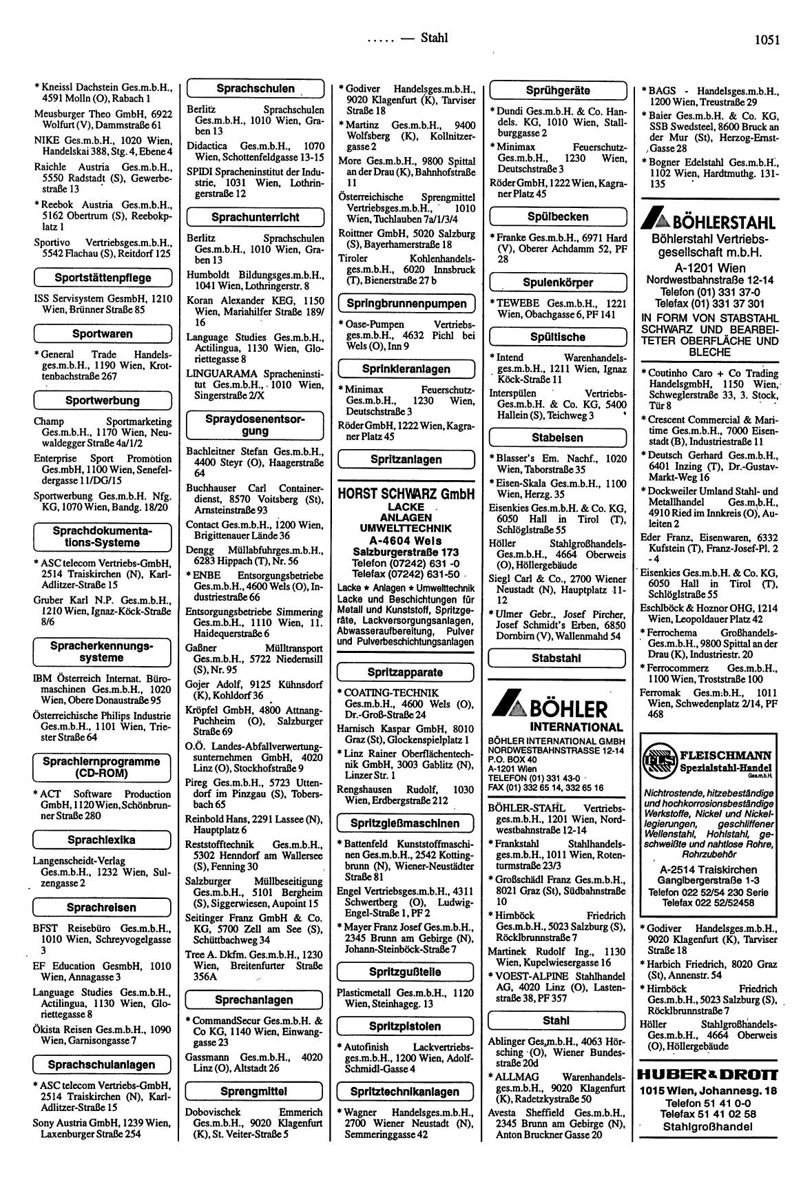 Handel- und Dienstleistungs-Compass 1997/98 - Page 1047