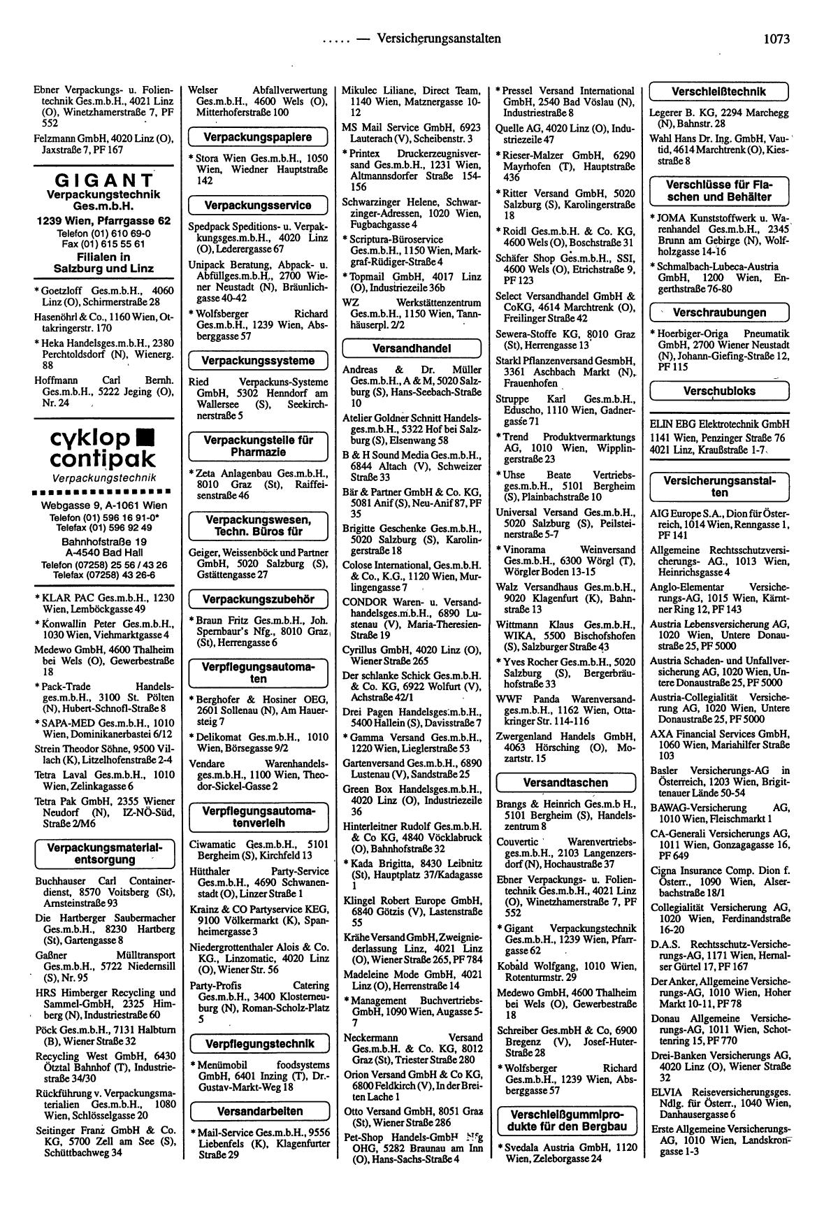 Handel- und Dienstleistungs-Compass 1997/98 - Page 1069