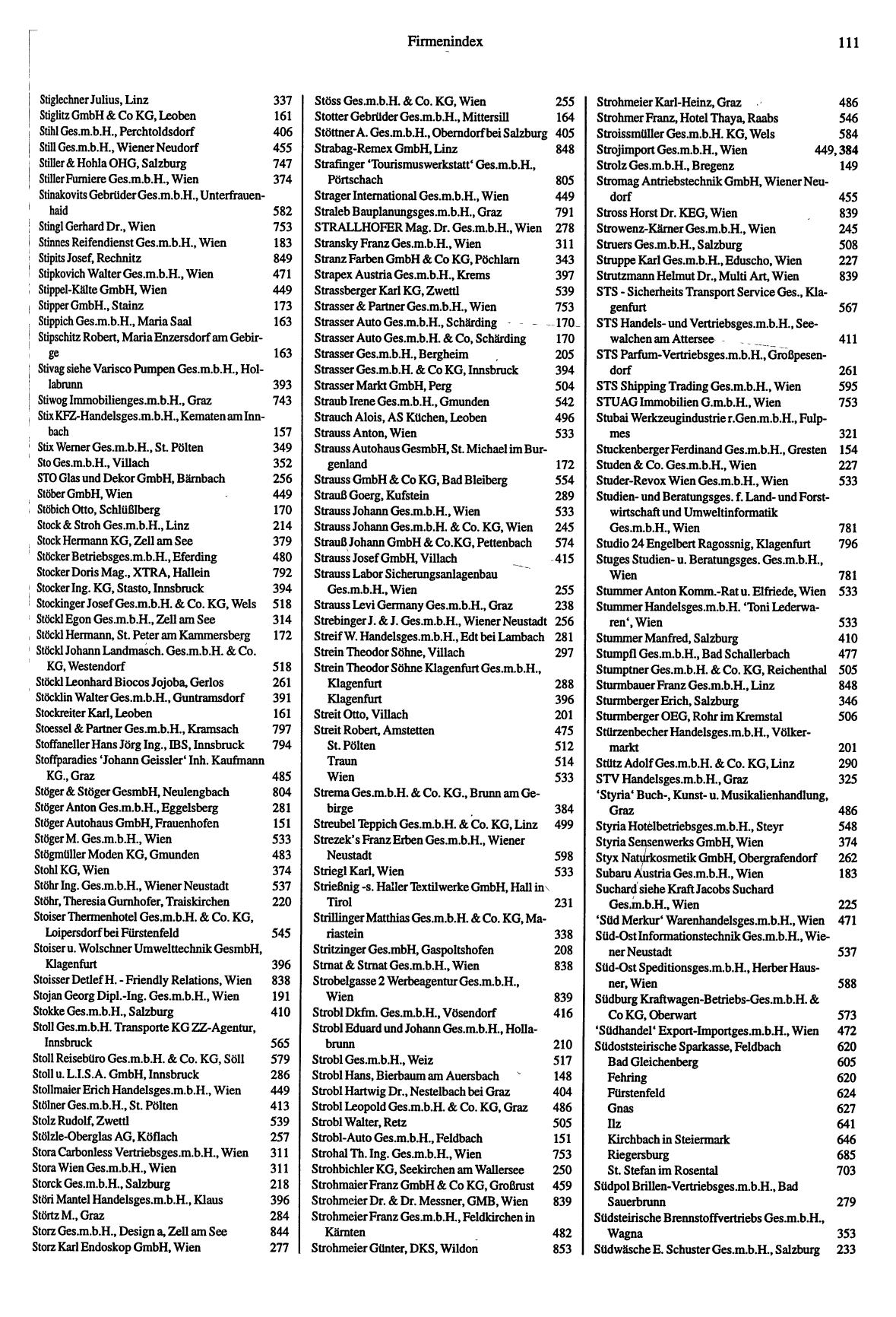Handel- und Dienstleistungs-Compass 1997/98 - Page 115