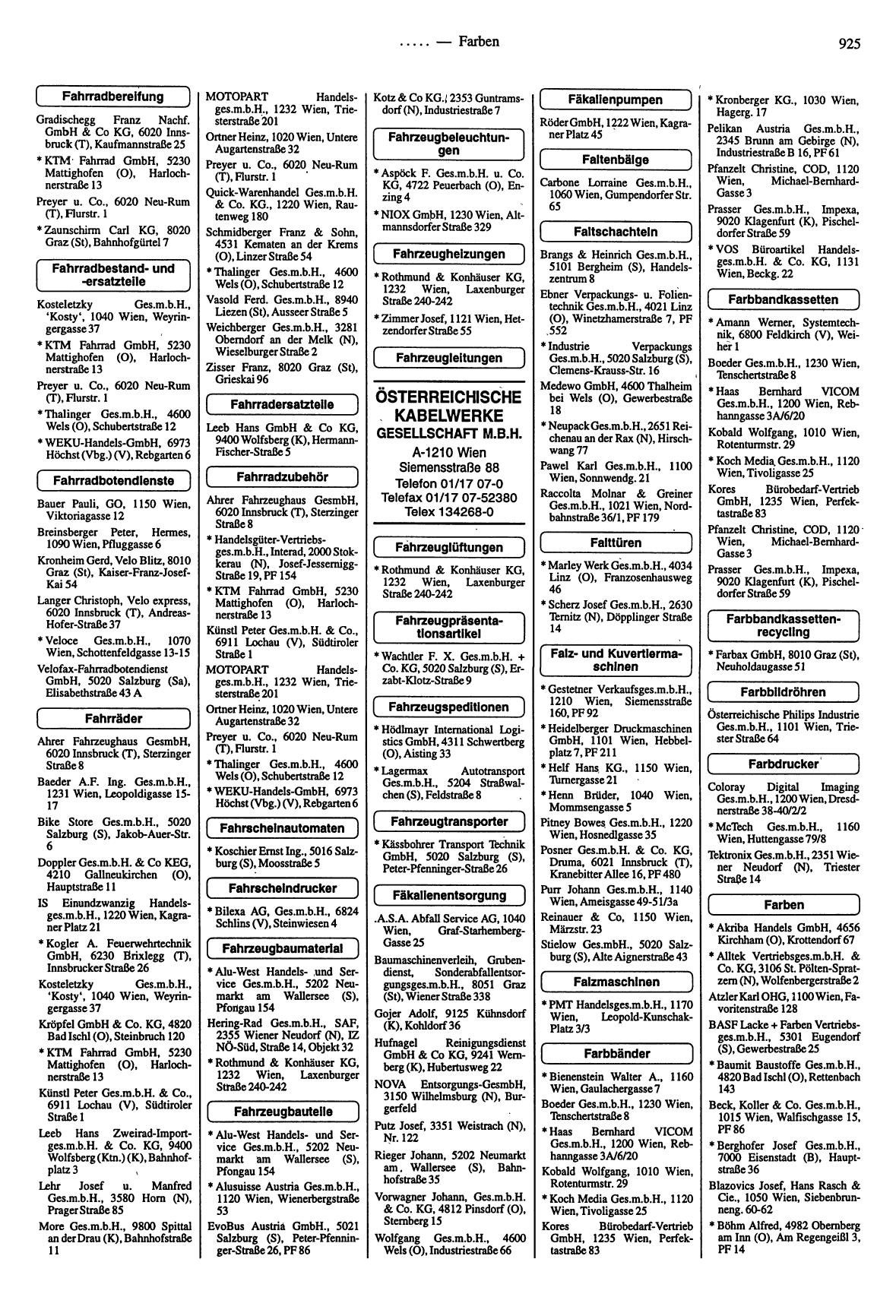 Handel- und Dienstleistungs-Compass 1997/98 - Page 921