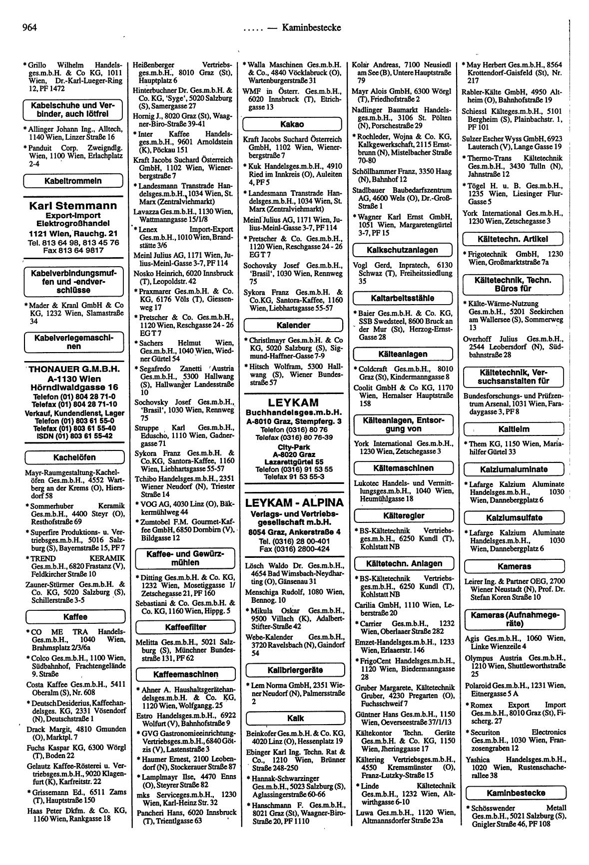 Handel- und Dienstleistungs-Compass 1997/98 - Page 960