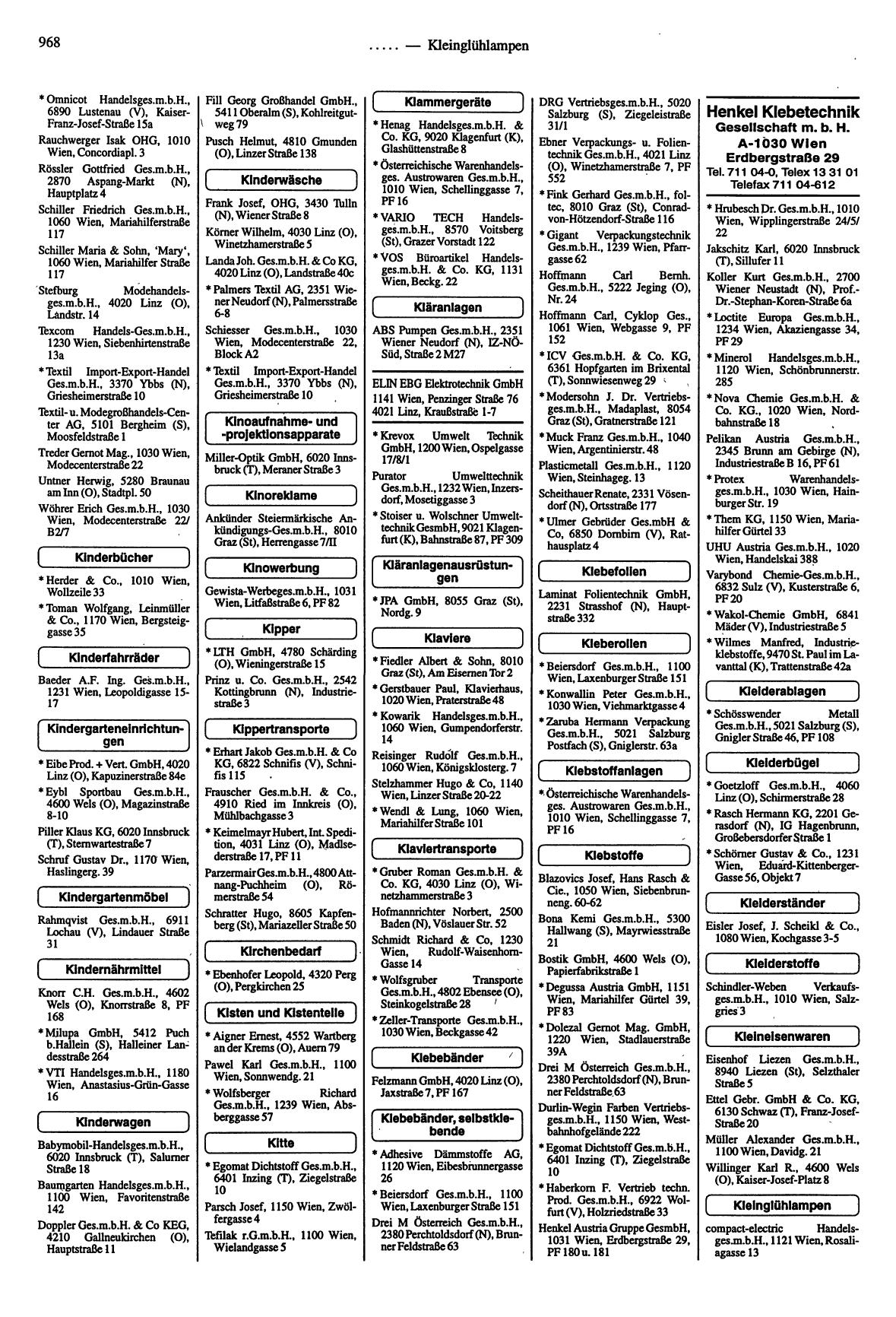 Handel- und Dienstleistungs-Compass 1997/98 - Page 964