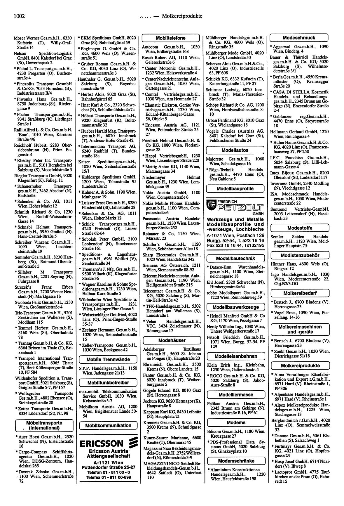 Handel- und Dienstleistungs-Compass 1997/98 - Page 998