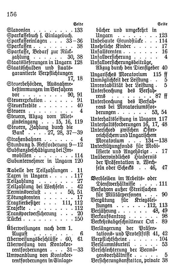 Strauß: Moratoriumsgesetz 1914. - Seite 158
