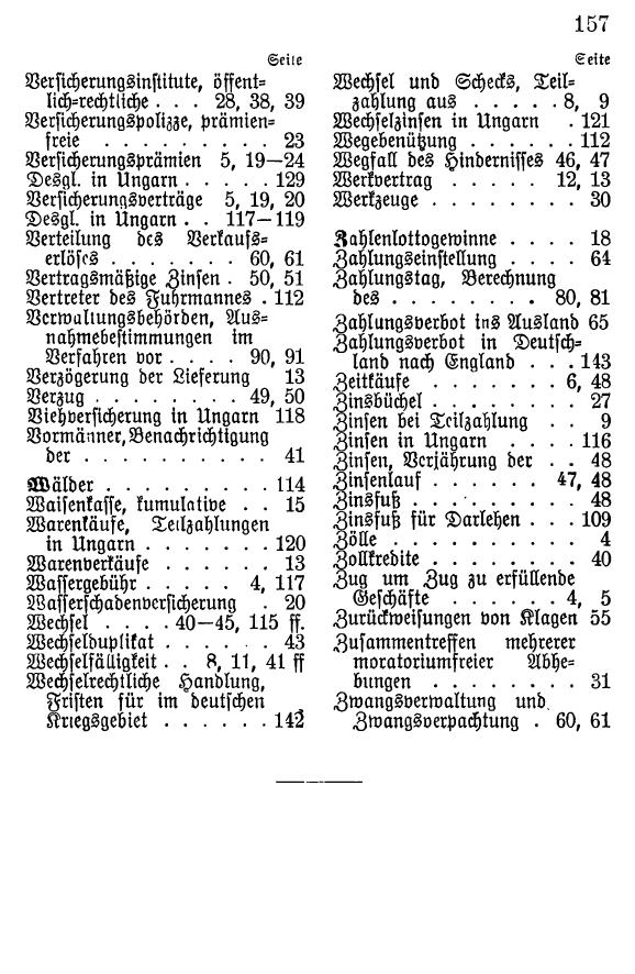 Strauß: Moratoriumsgesetz 1914. - Seite 159