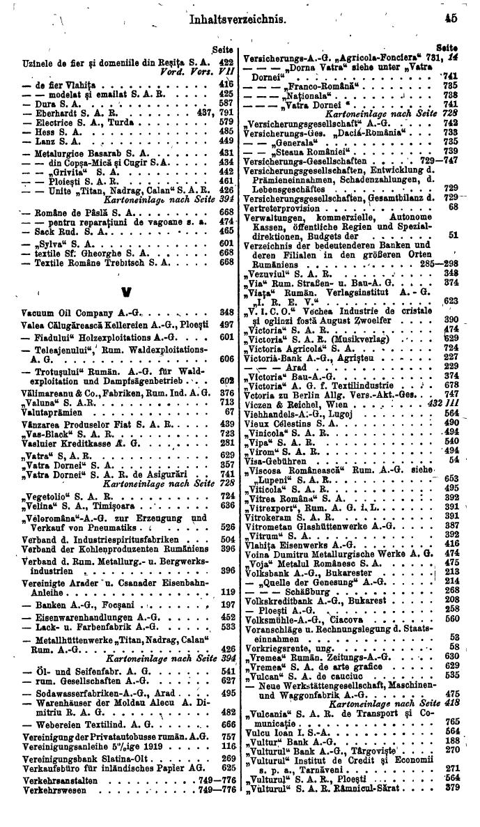 Compass. Finanzielles Jahrbuch 1944: Rumänien. - Seite 59