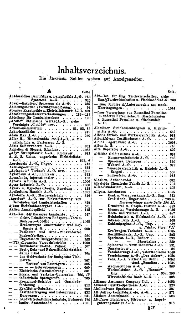 Compass. Finanzielles Jahrbuch 1945: Ungarn. - Seite 23