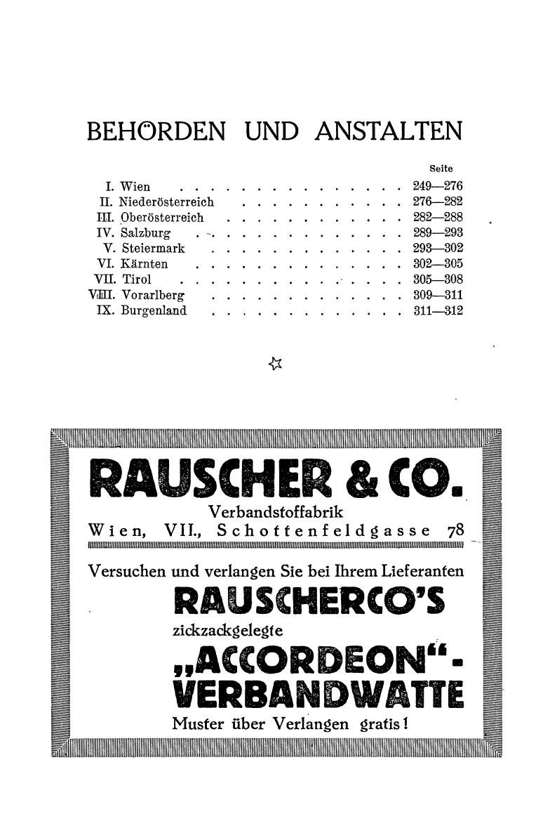Sanitätspersonen-Jahrbuch 1929/30 - Seite 261