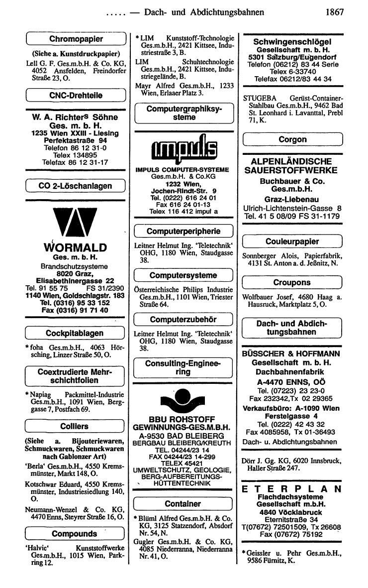 Industrie-Compass 1989/90 - Page 1921