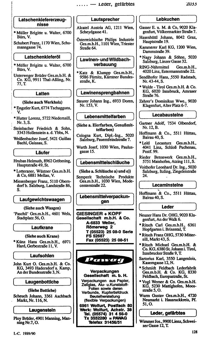 Industrie-Compass 1989/90 - Page 2087