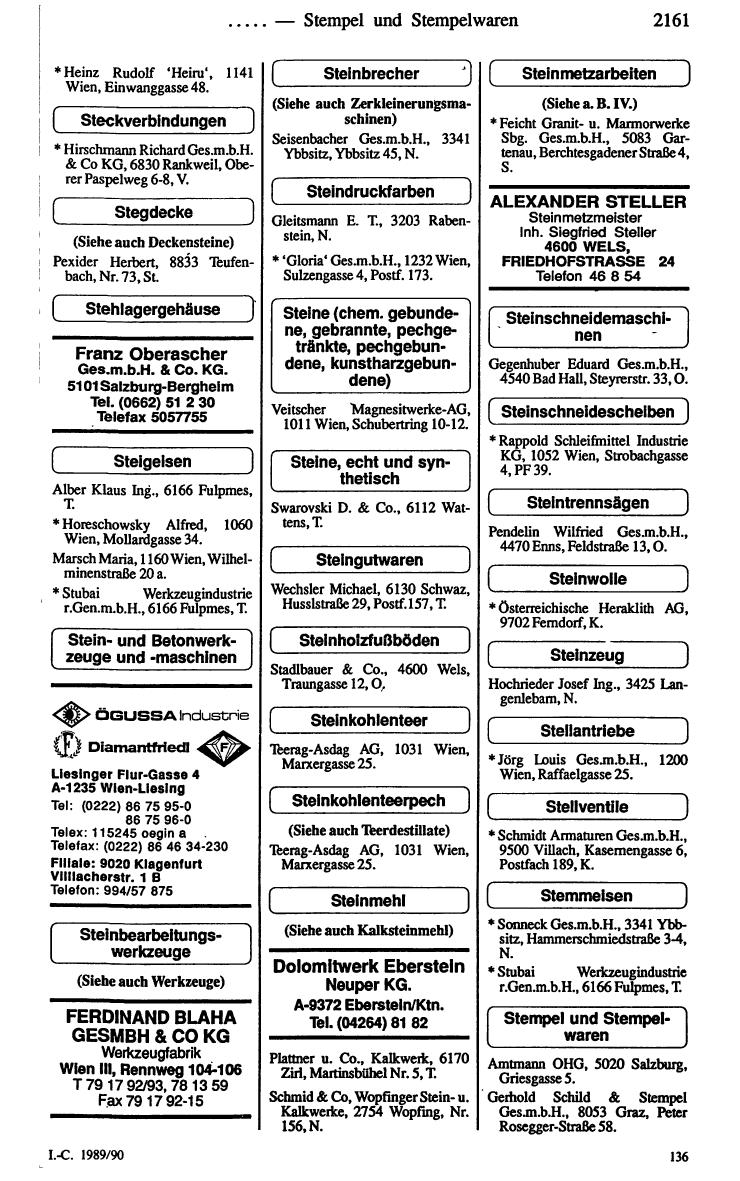 Industrie-Compass 1989/90 - Page 2215