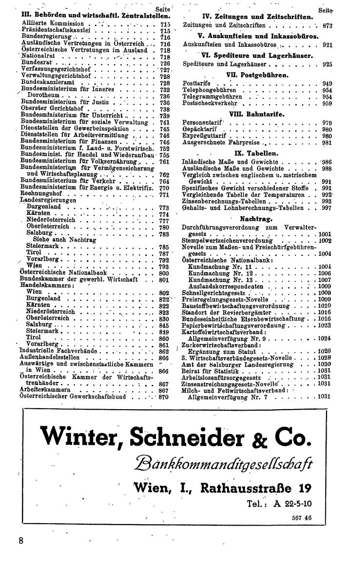 Büro-Compass 1947 - Page 112