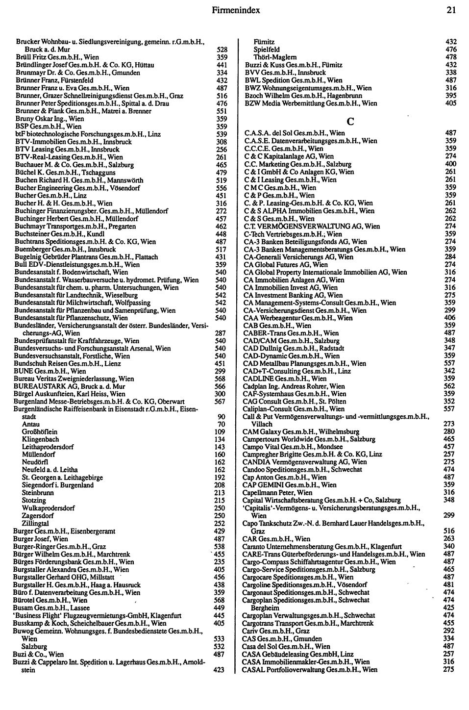 Dienstleistungs-Compass 1991/92 - Seite 23