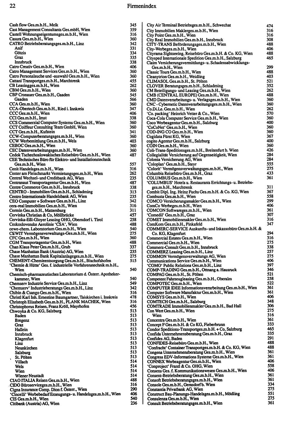 Dienstleistungs-Compass 1991/92 - Page 24