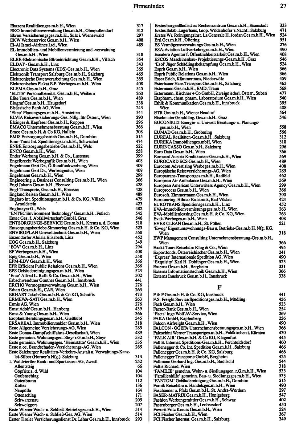 Dienstleistungs-Compass 1991/92 - Seite 29