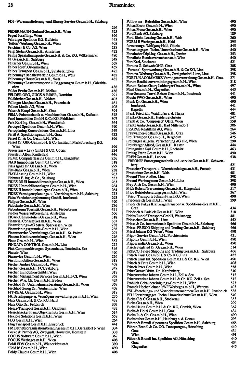 Dienstleistungs-Compass 1991/92 - Page 30