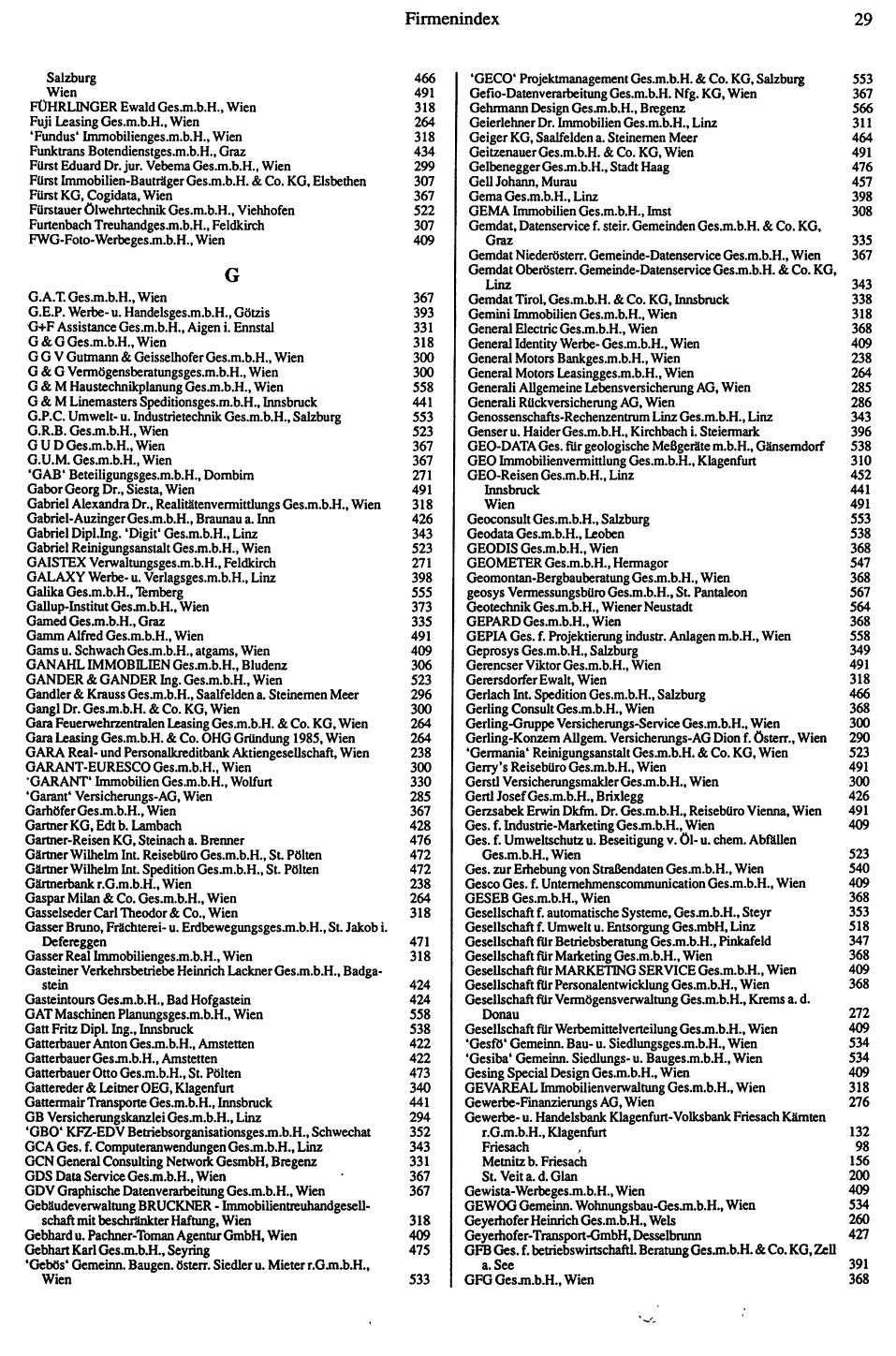 Dienstleistungs-Compass 1991/92 - Page 31