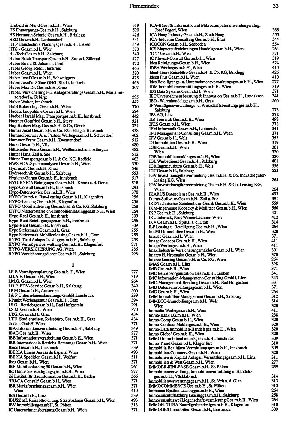 Dienstleistungs-Compass 1991/92 - Page 35
