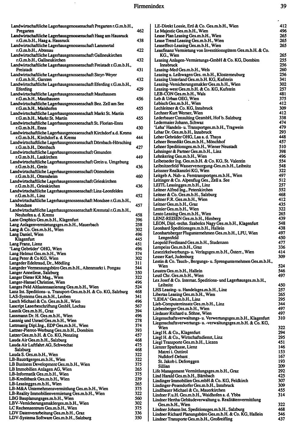 Dienstleistungs-Compass 1991/92 - Page 41