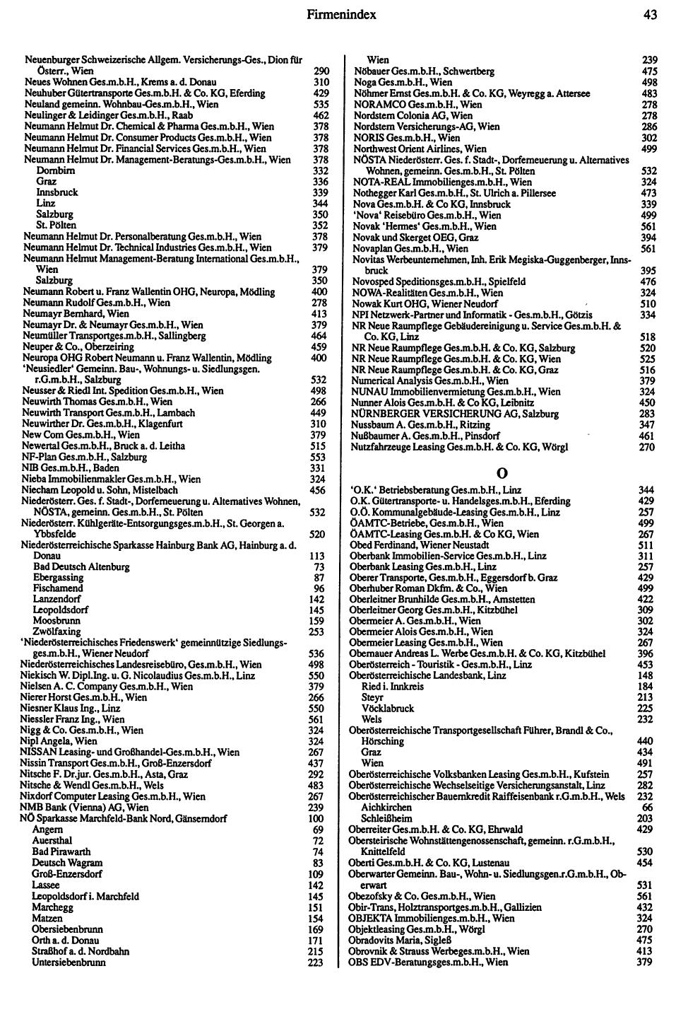 Dienstleistungs-Compass 1991/92 - Page 45