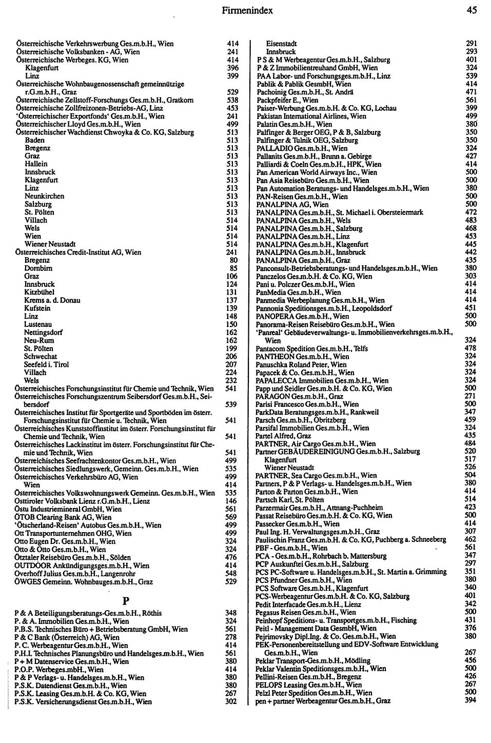 Dienstleistungs-Compass 1991/92 - Page 47