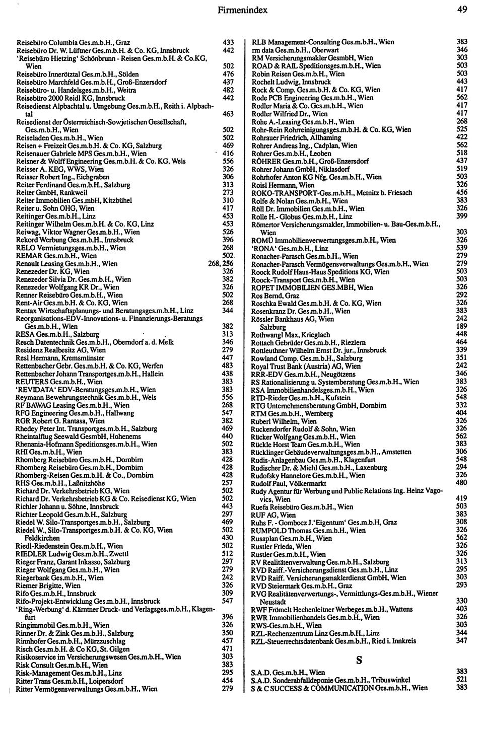 Dienstleistungs-Compass 1991/92 - Page 51