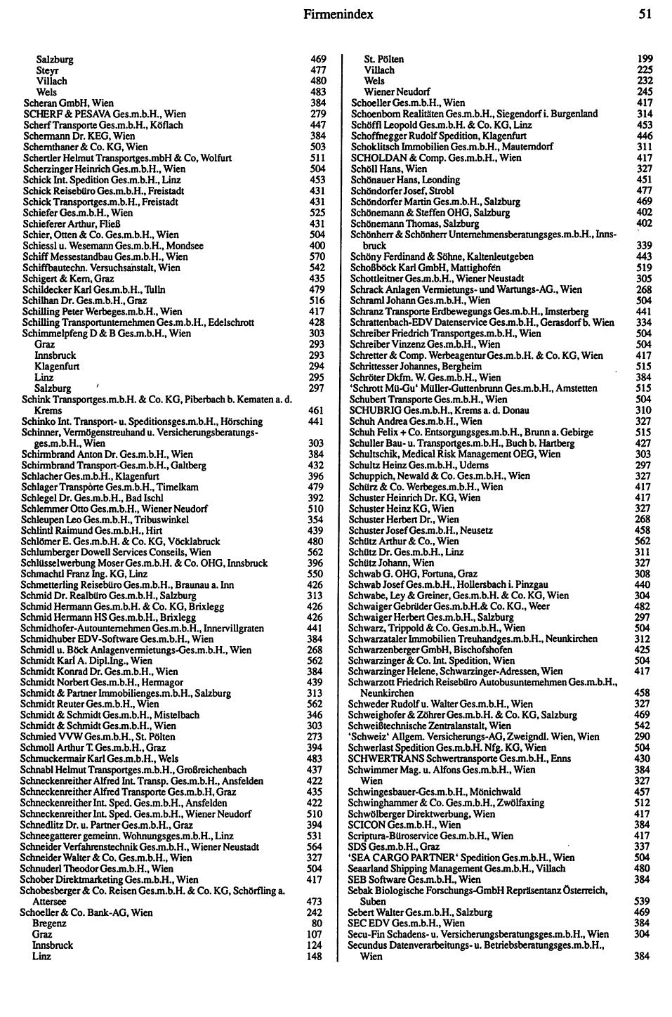 Dienstleistungs-Compass 1991/92 - Seite 53