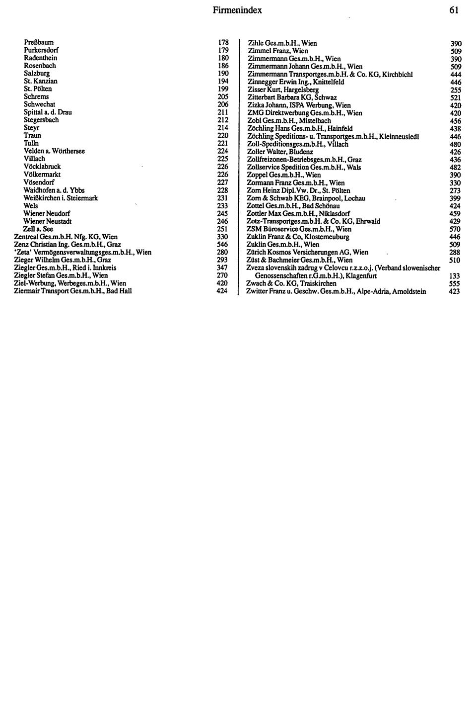 Dienstleistungs-Compass 1991/92 - Page 63