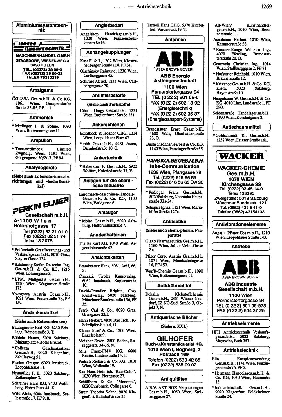 Handels-Compass 1991/92 - Page 1263
