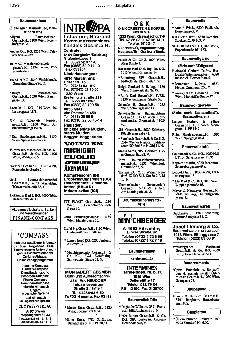 Handels-Compass 1991/92 - Page 1270