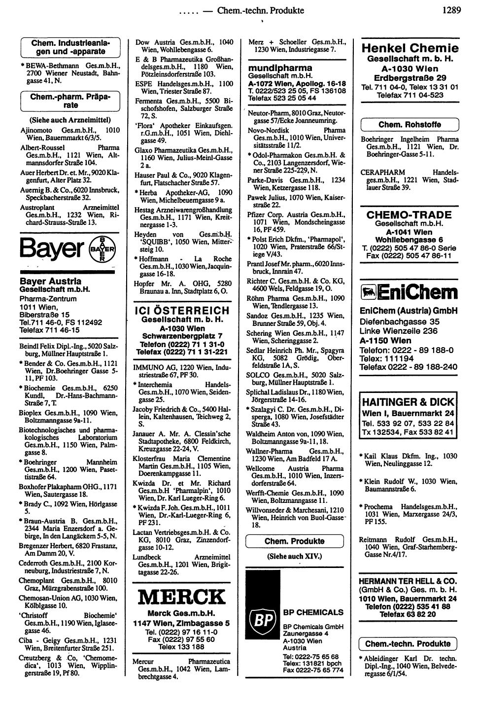 Handels-Compass 1991/92 - Page 1283
