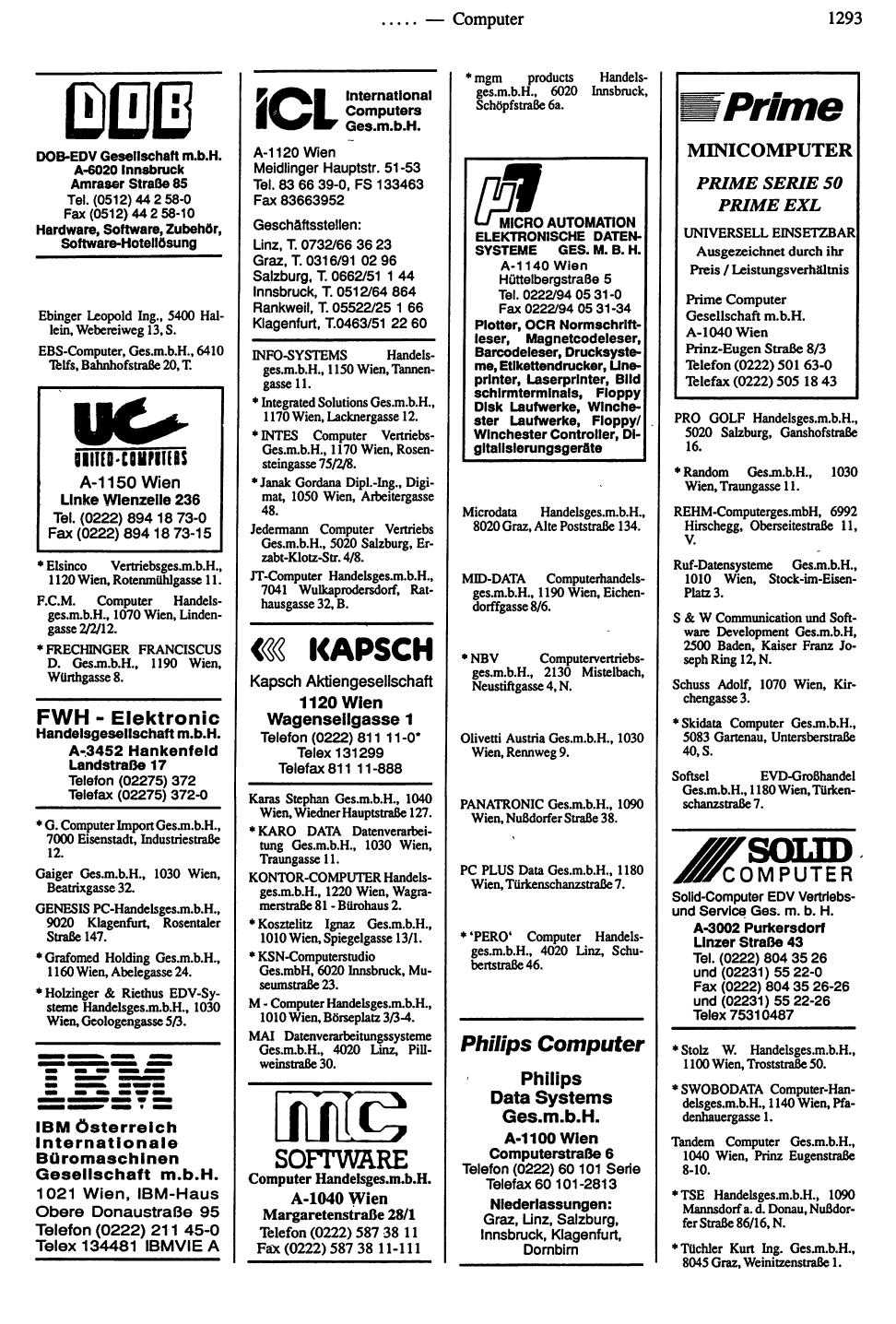 Handels-Compass 1991/92 - Page 1287