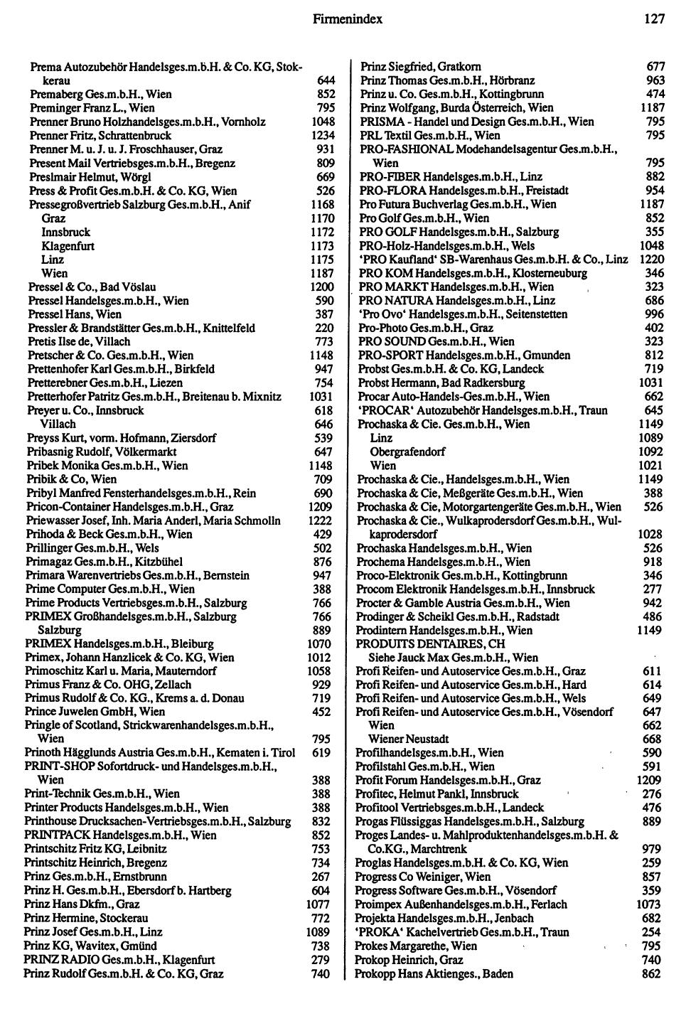 Handels-Compass 1991/92 - Page 129