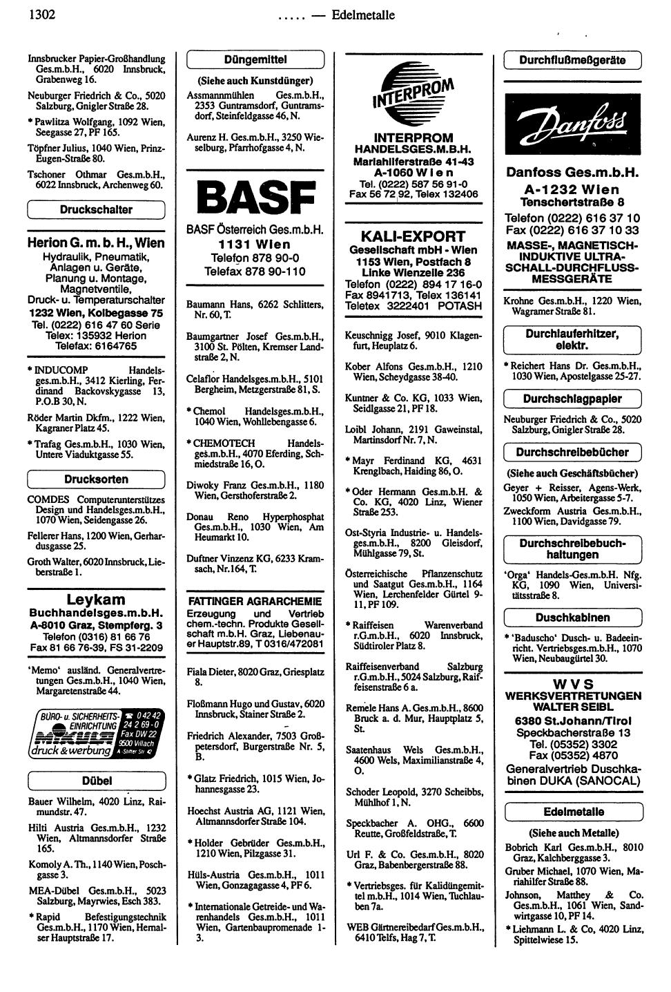 Handels-Compass 1991/92 - Page 1296