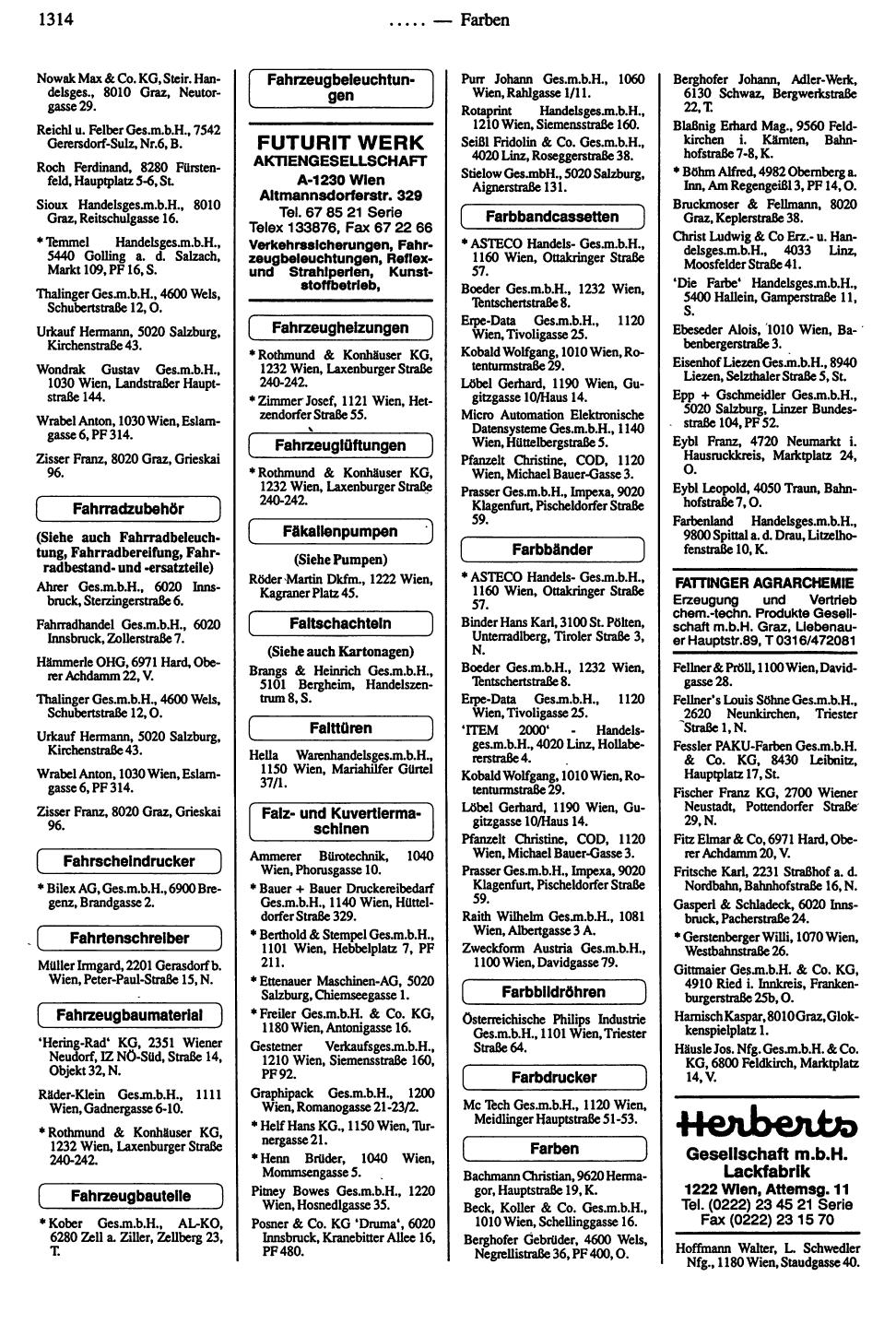 Handels-Compass 1991/92 - Page 1308