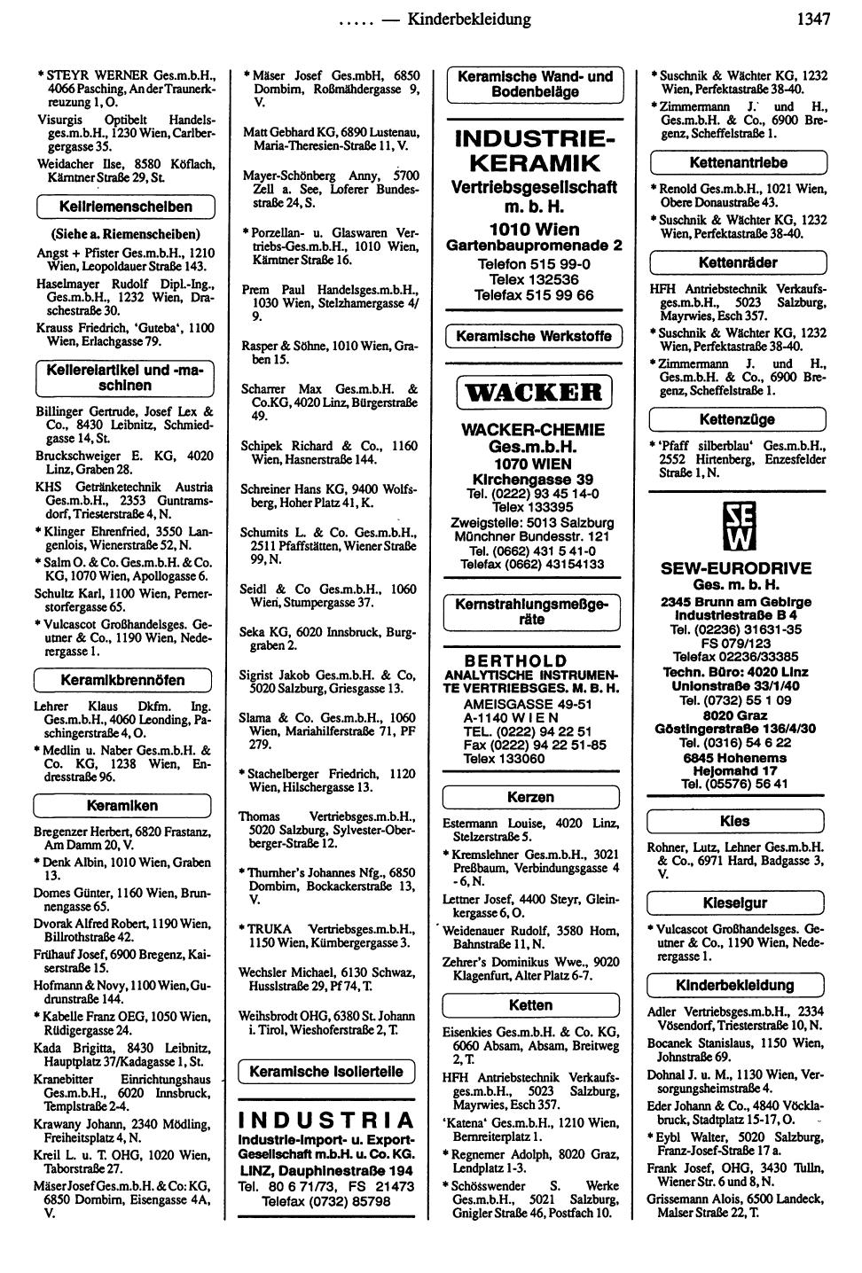 Handels-Compass 1991/92 - Page 1341