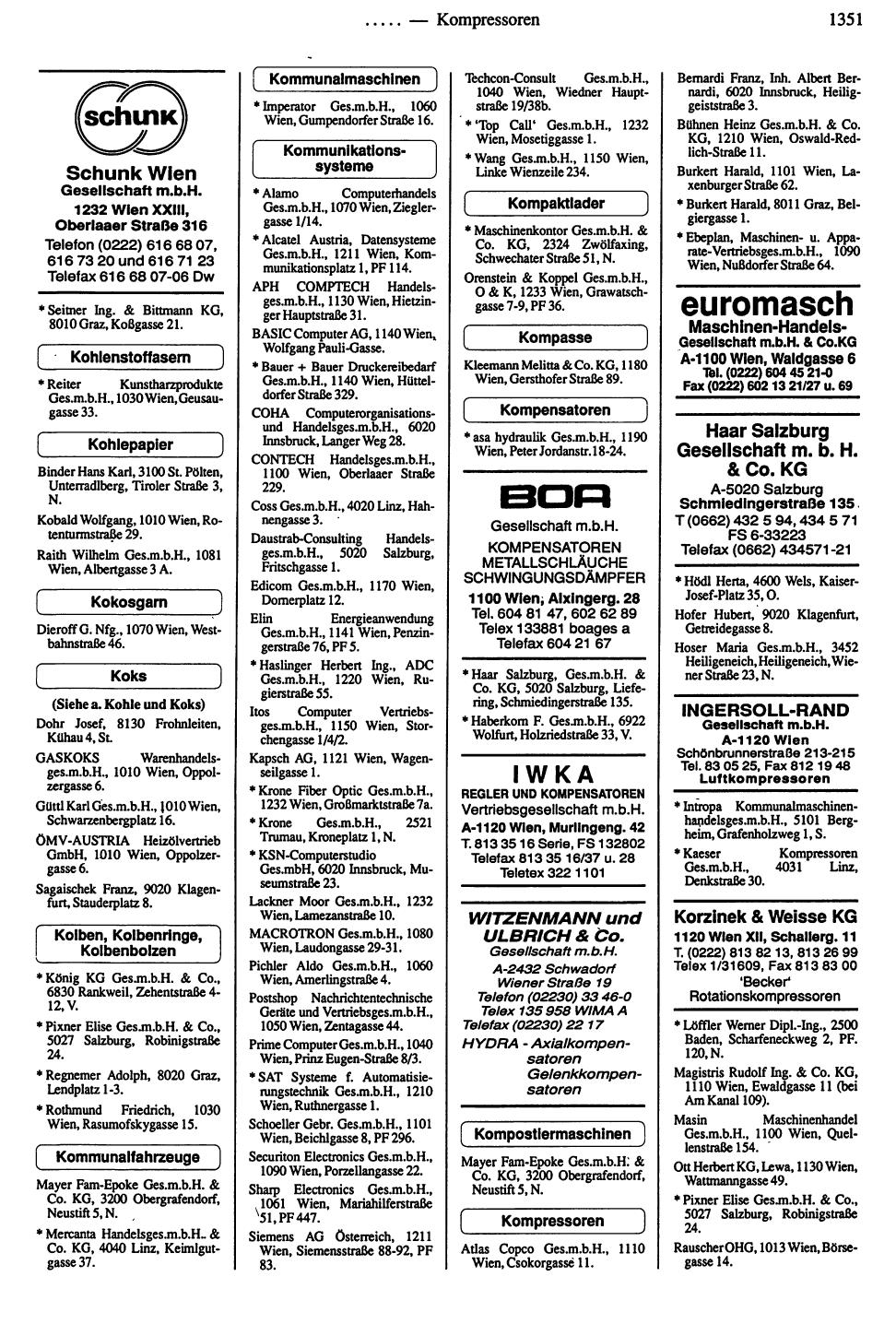 Handels-Compass 1991/92 - Page 1345