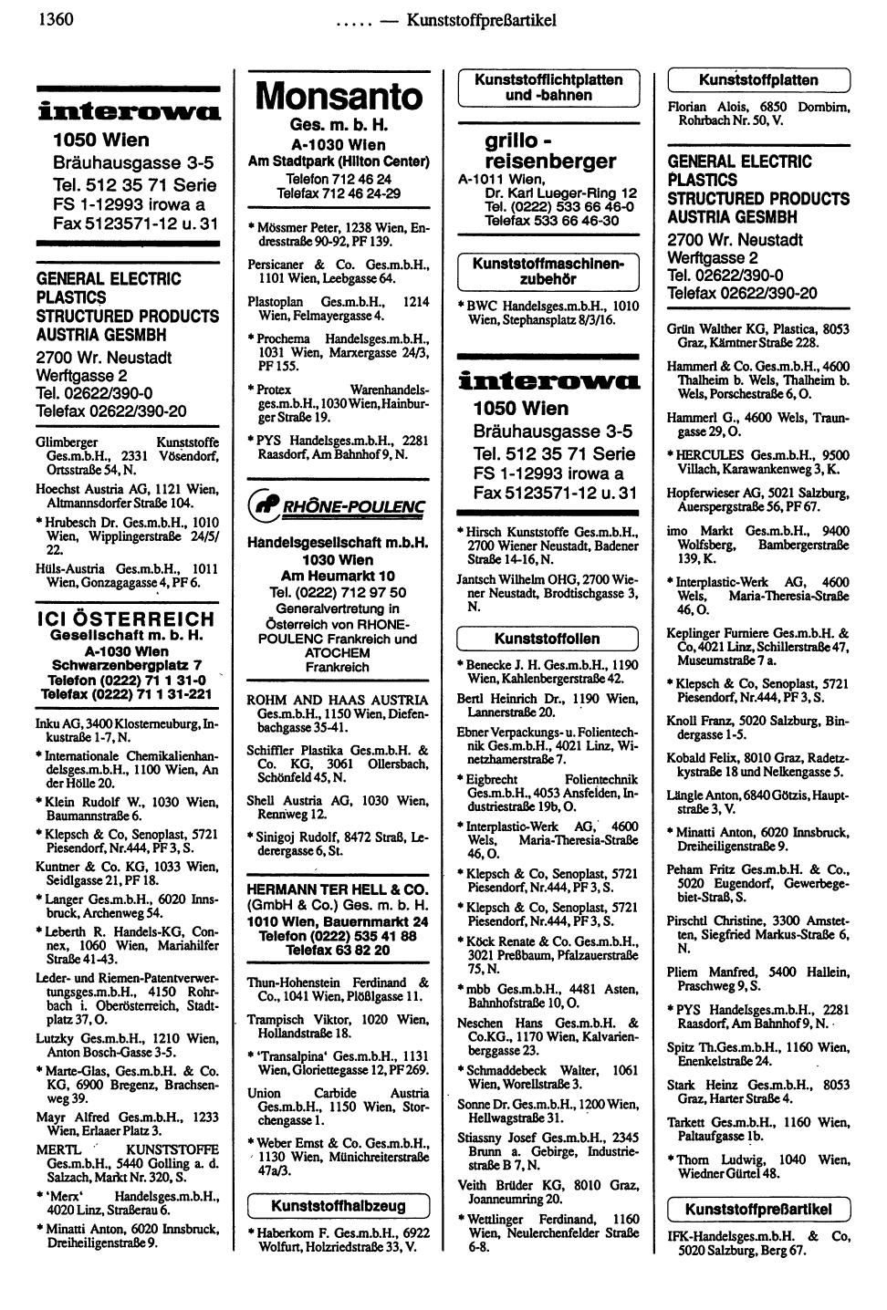 Handels-Compass 1991/92 - Page 1354